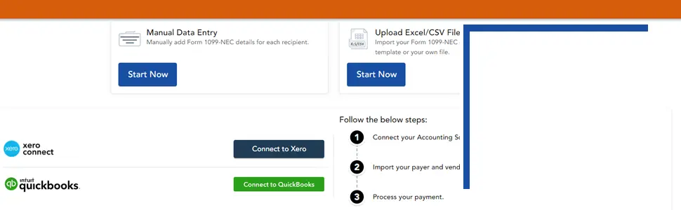 QuickBooks &amp; Xero integration for 1099 tax forms