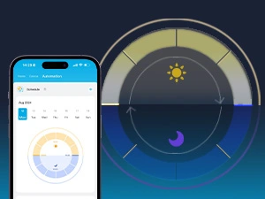 Sunrise and sunset settings