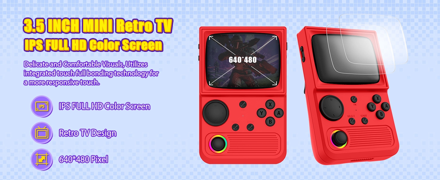 retro handheld game console gaming video consoles stick retroid pocket games hand held gameboy