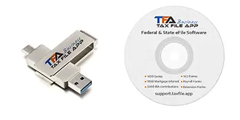 Tax File App CD &amp; Flash Drive