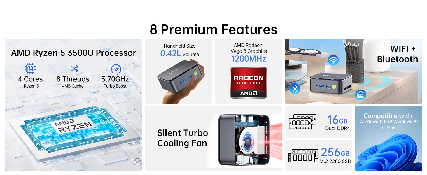 gmktec mini pc amd ryzen 5 3500