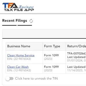 efile 1099 for multiple business