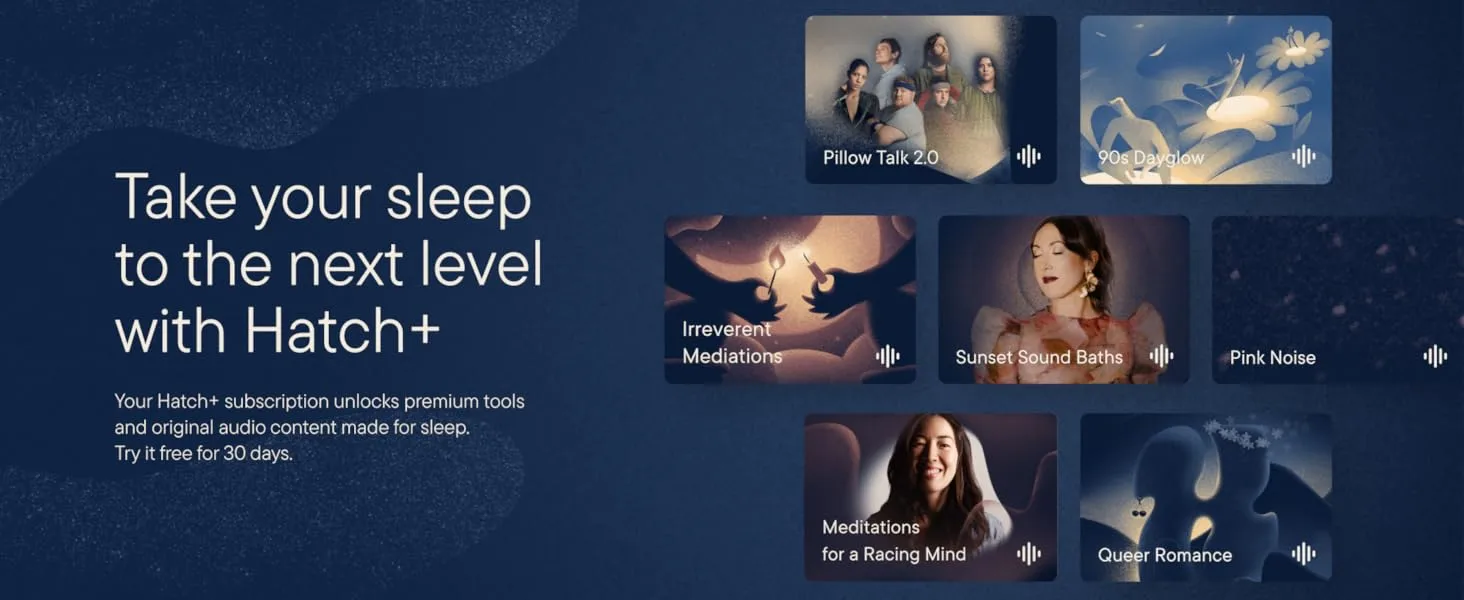 Take your sleep to the next level with Hatch+