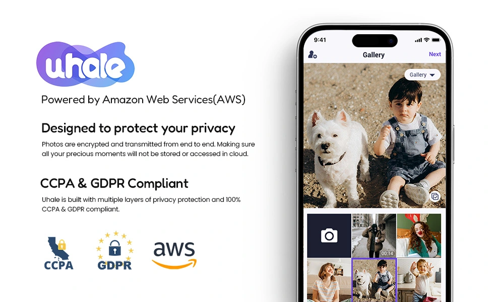 4. Christmas Digital Picture Frame with Uhale Photo App