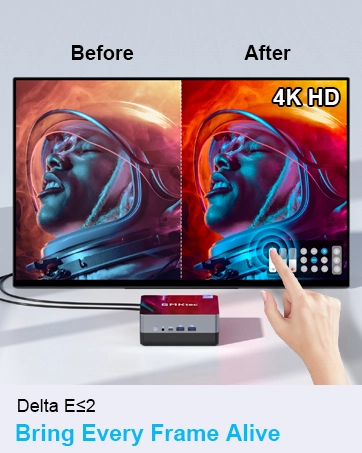 mini pc computers hdmi monitors 4k dual display three screen amd radeon graphics