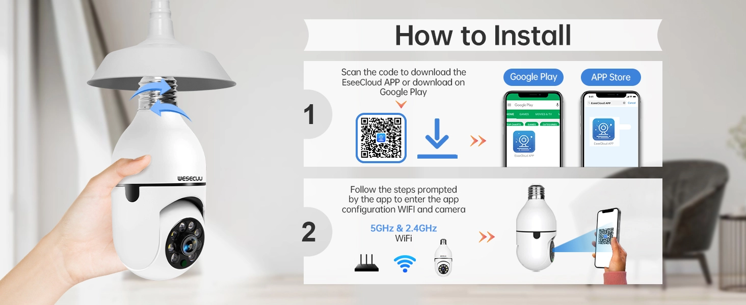 bulb security camera