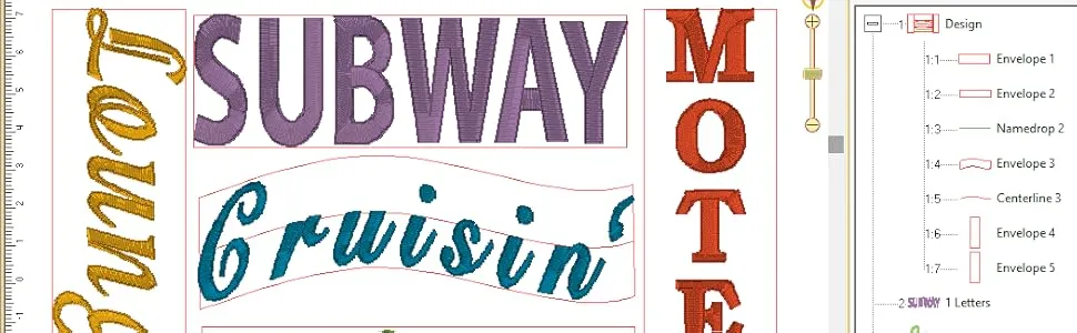 machine embroidery, text, lettering, names, embrilliance, subway, fonts, layout, tools  
