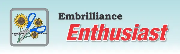 Embrilliance Enthusiast Embroidery Design Editing and Customization Software Logo