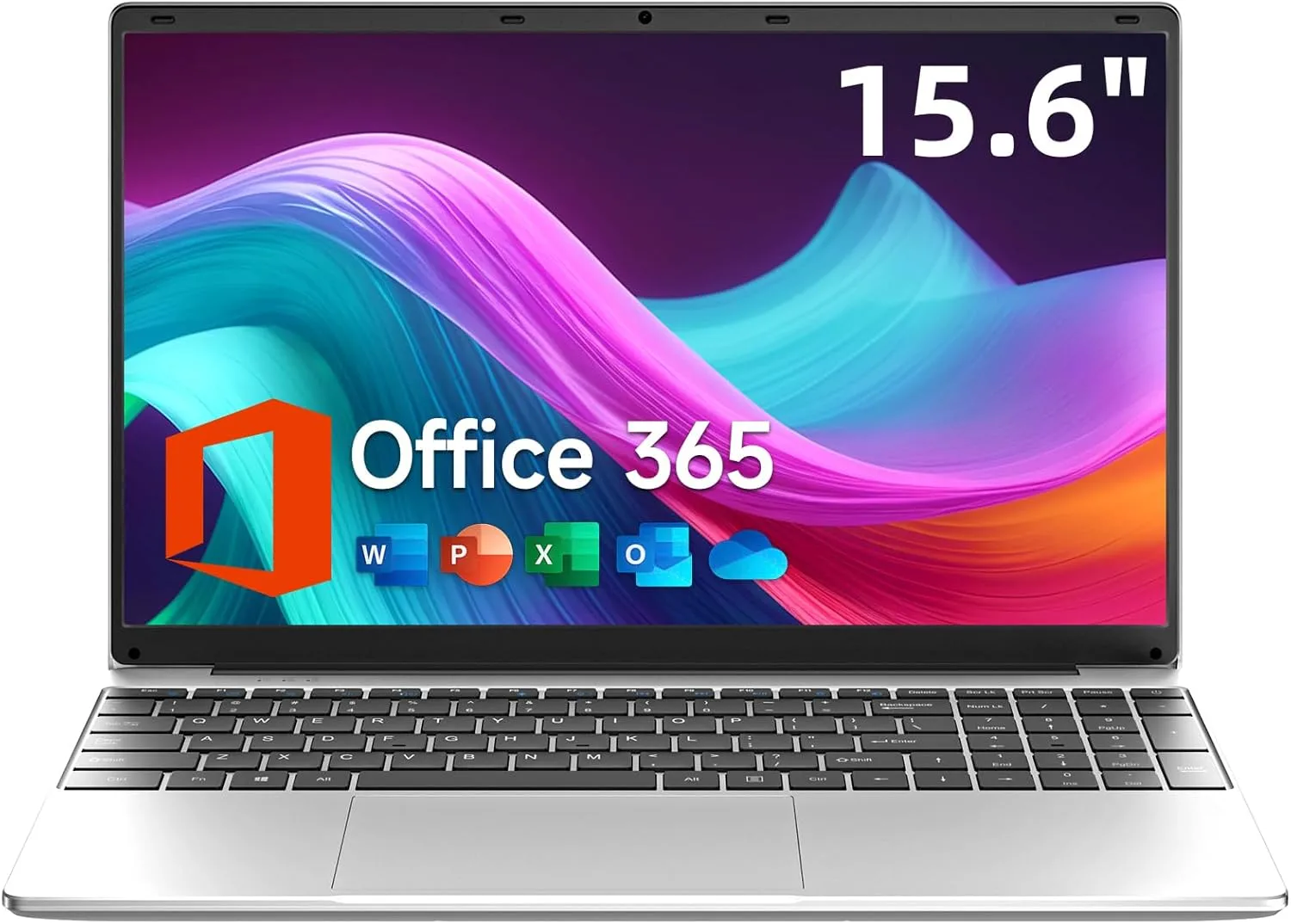 156 Inch Laptop with Office 365 4GB RAM 128GB Storage