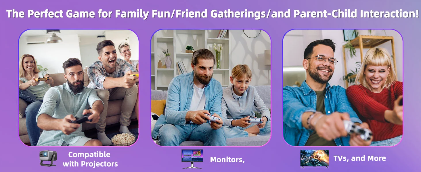 Plug and Play Video Game Consoles with 64GB TF Card