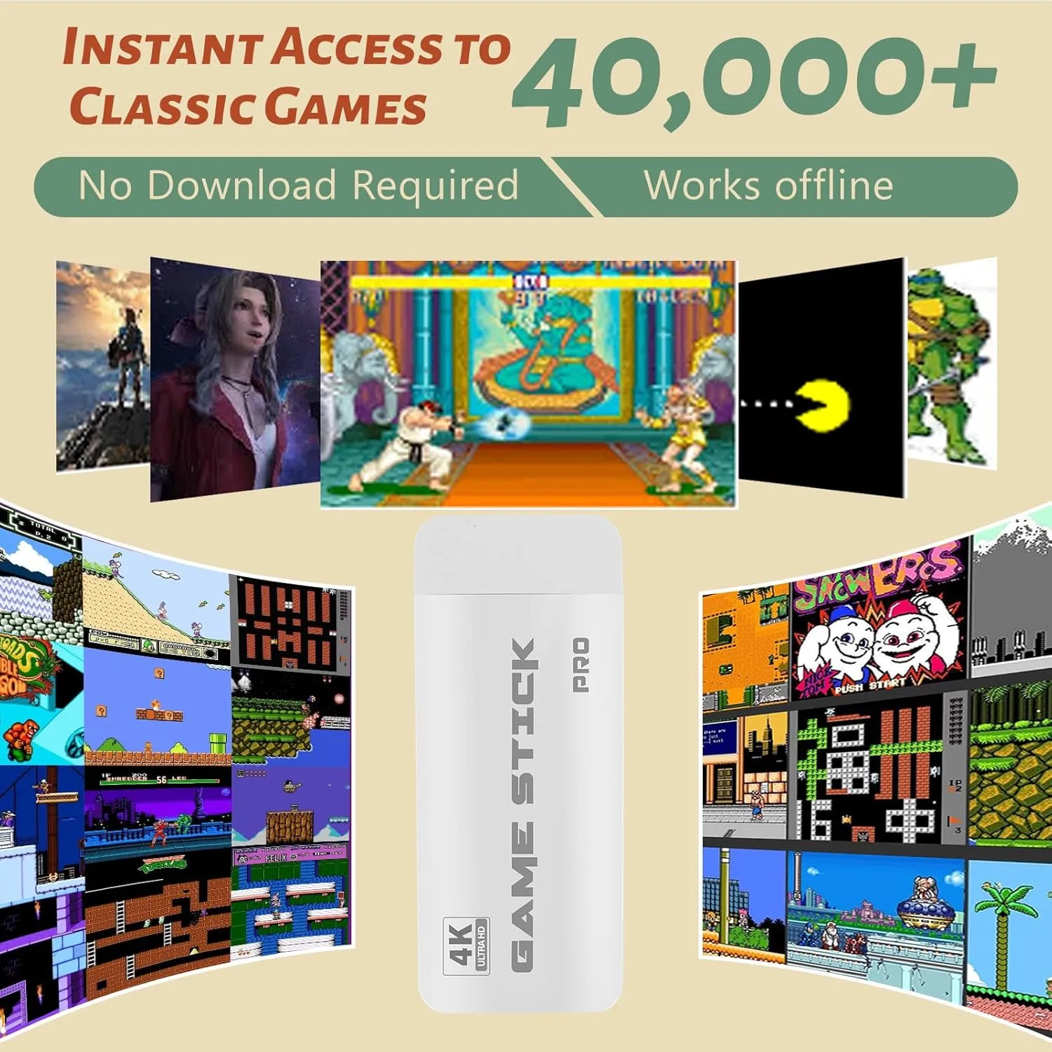 1767963880 822 HRYYDS 2026 Retro Gaming Console Pro 4K HDMI with 40000