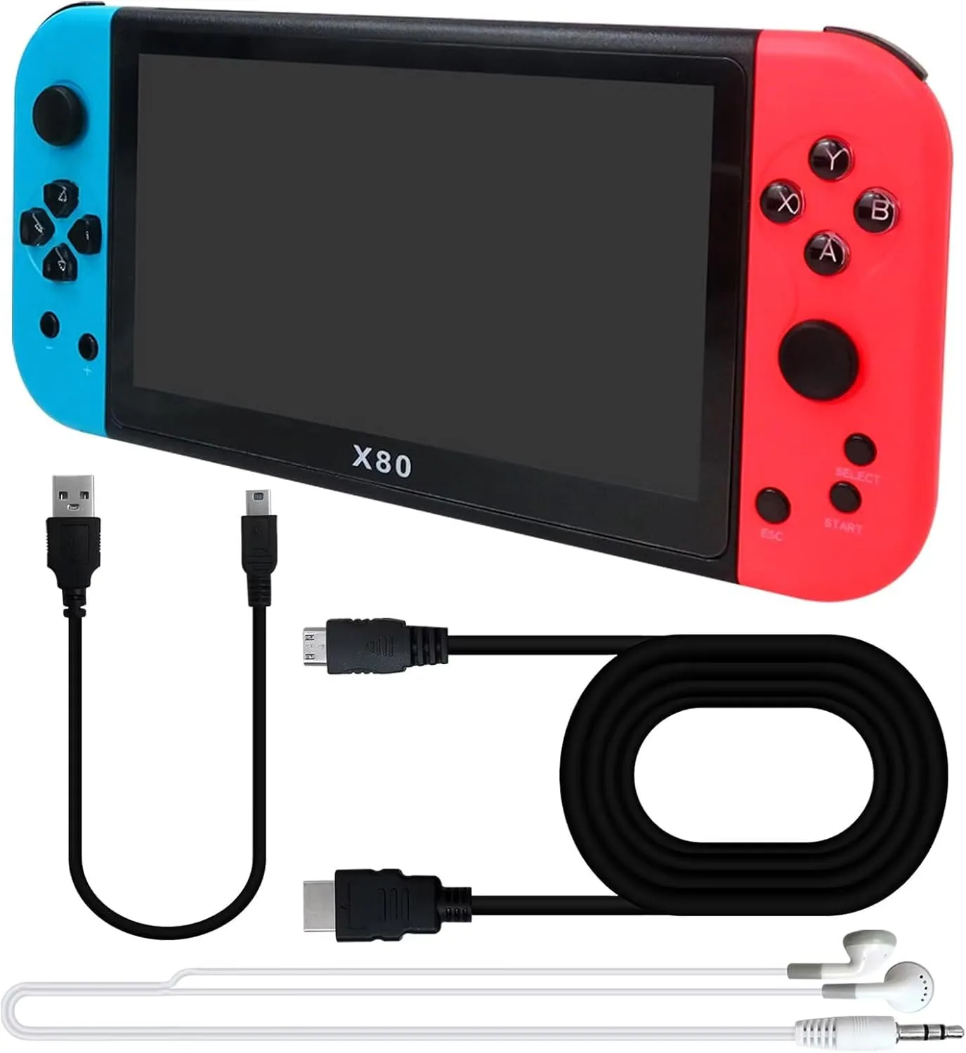 1768008540 835 X80 Handheld Game Console with Preload 20000 Games Portable Video