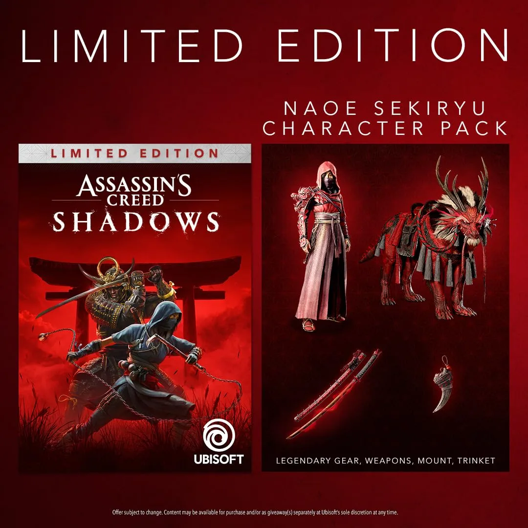 1768098430 639 Assassins Creed Shadows Limited Edition Amazon Exclusive PlayStation 5