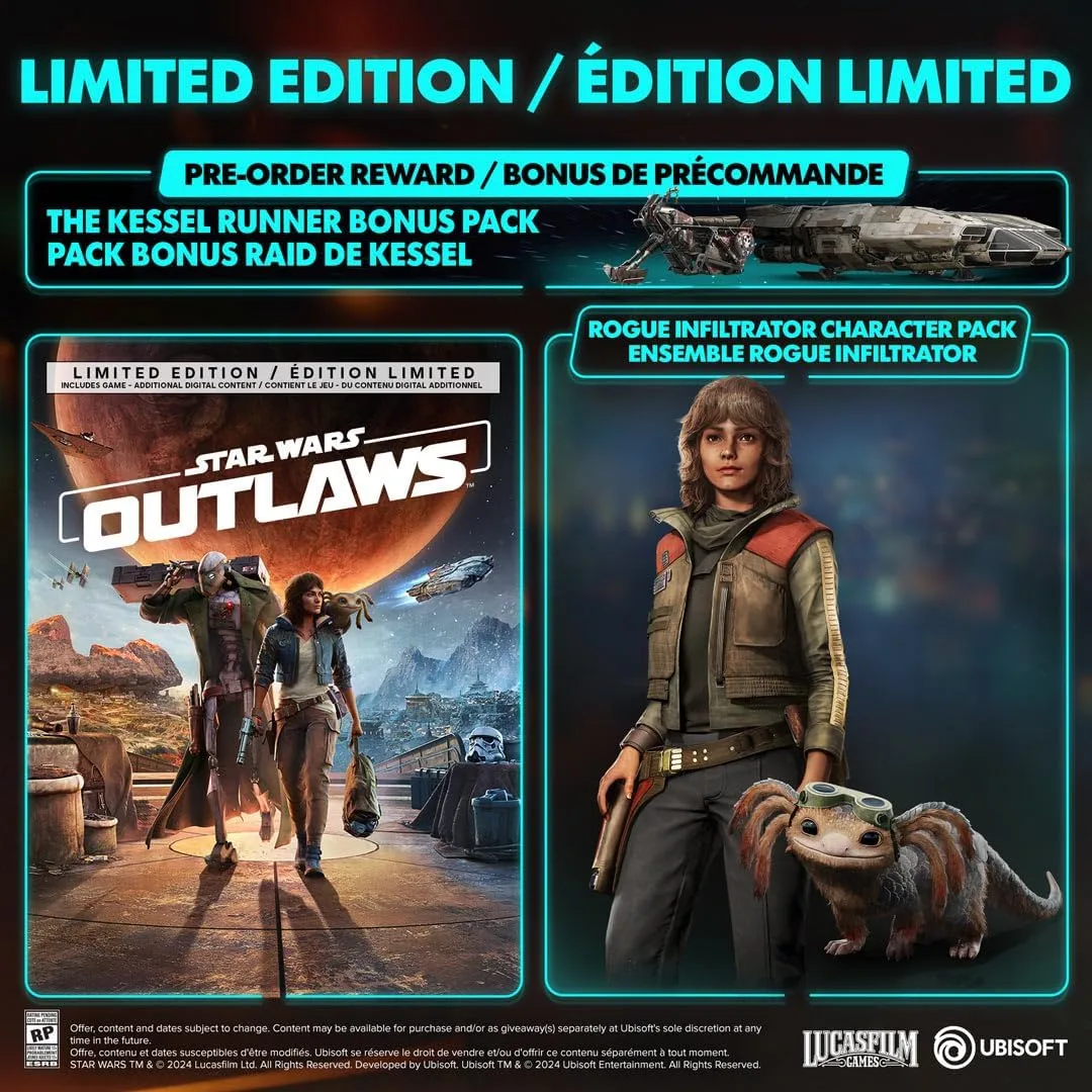 1768180682 743 Star Wars Outlaws Limited Edition Amazon Exclusive PlayStation 5