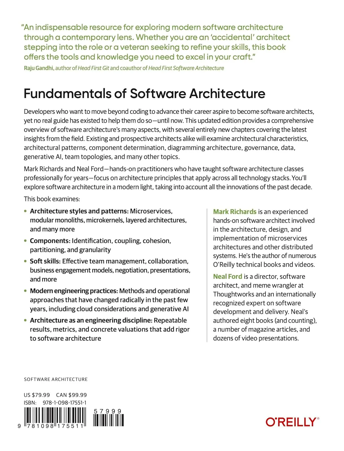 1768379245 426 Fundamentals of Software Architecture A Modern Engineering Approach
