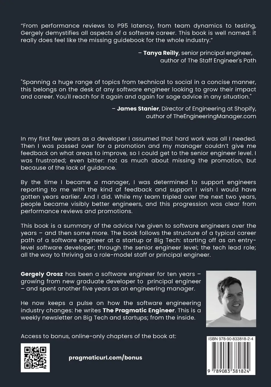 1768394153 395 The Software Engineers Guidebook Navigating senior tech lead and staff