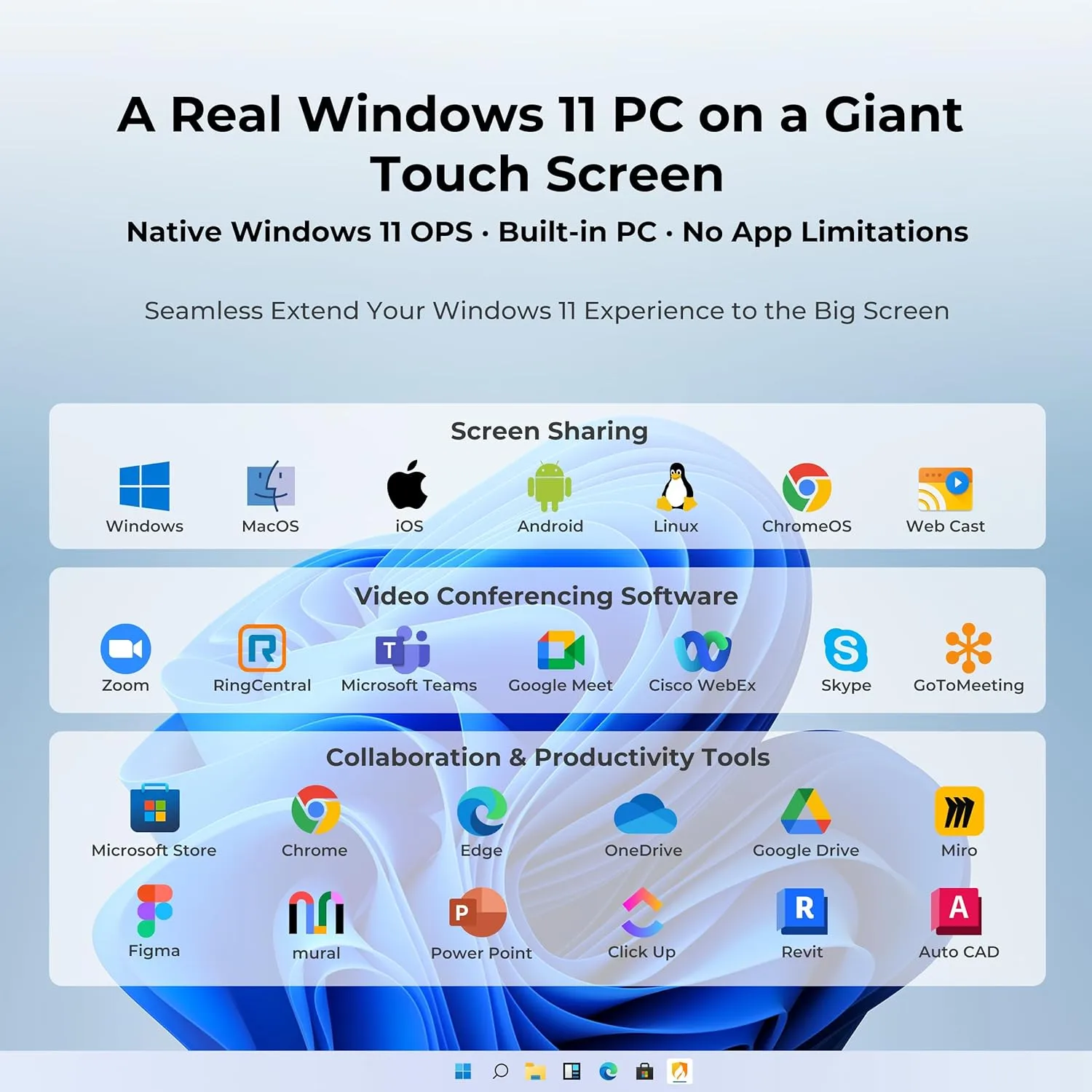 1768465436 475 NearHub S Pro 4K UHD Smart Board55Windows 11 Interactive Whiteboard