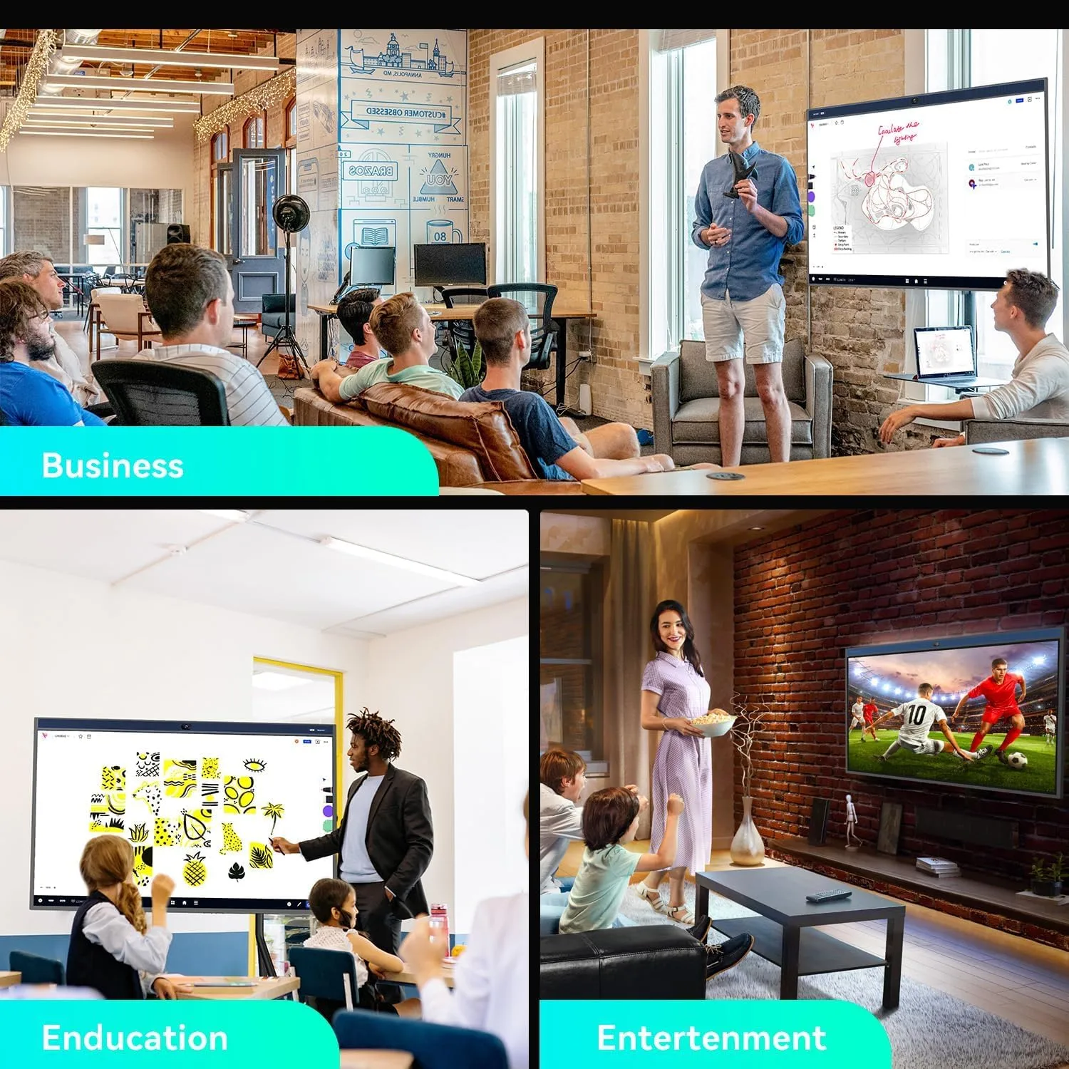 1768495166 857 NearHub 55 Interactive Smart WhiteboardAI Powered 4K CameraMEMS 24 mic Array