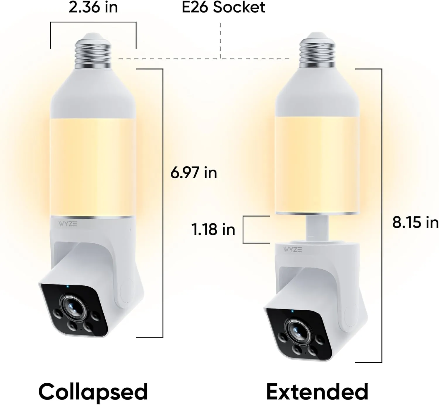 1768532177 615 WYZE Bulb Cam Security Camera 2K HD Outdoor Light Bulb