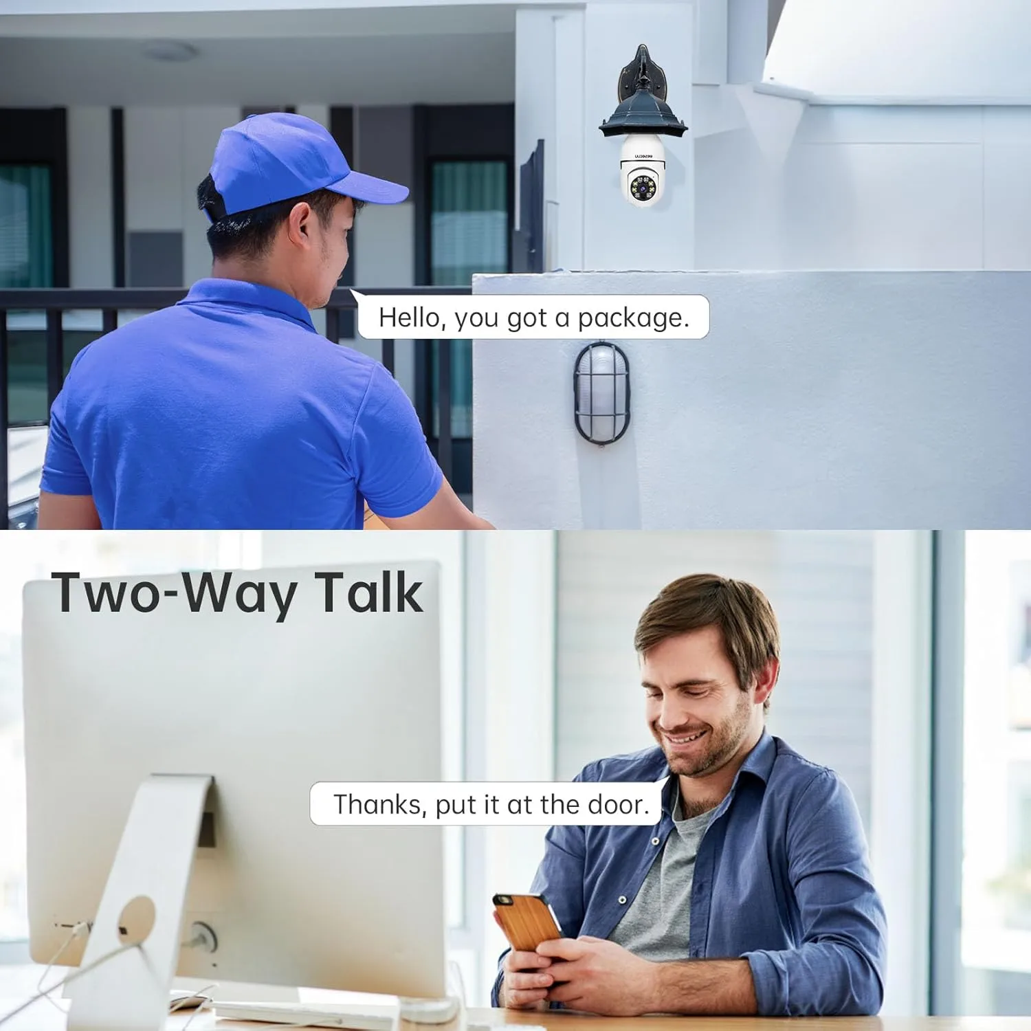 1768607086 505 WESECUU Light Bulb Security Camera 5G 24GHz WiFi 2K Security