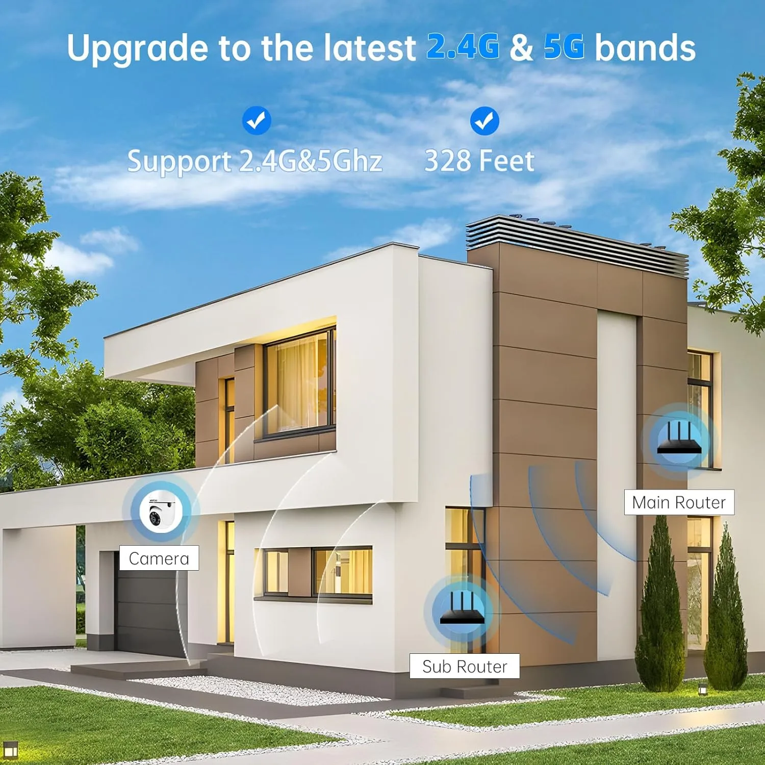 1768607086 75 WESECUU Light Bulb Security Camera 5G 24GHz WiFi 2K Security