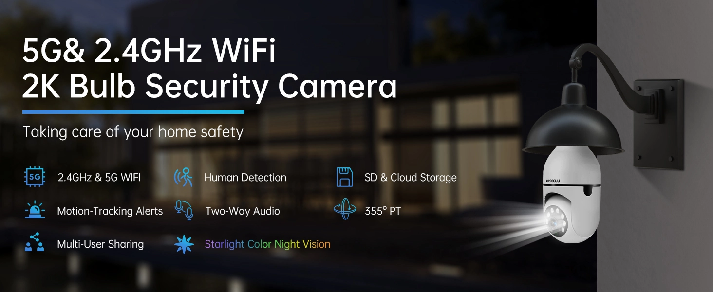 camera light bulbs outdoor