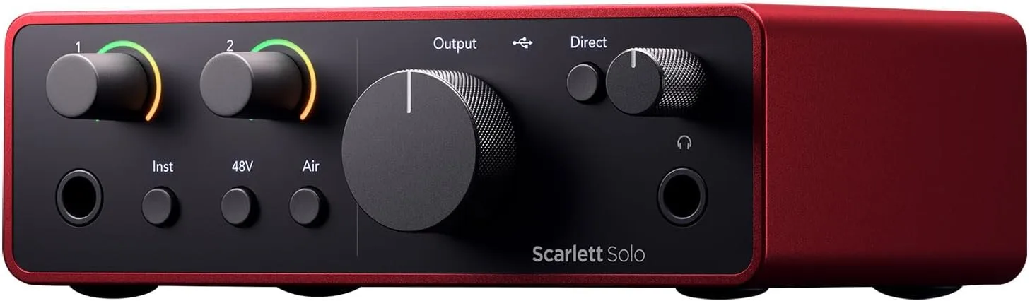 1768633202 761 Focusrite Scarlett Solo 4th Gen USB Audio Interface for the
