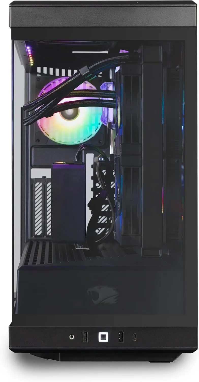 1768734014 100 iBUYPOWER Y40 PRO Black Gaming PC Desktop Computer AMD Ryzen