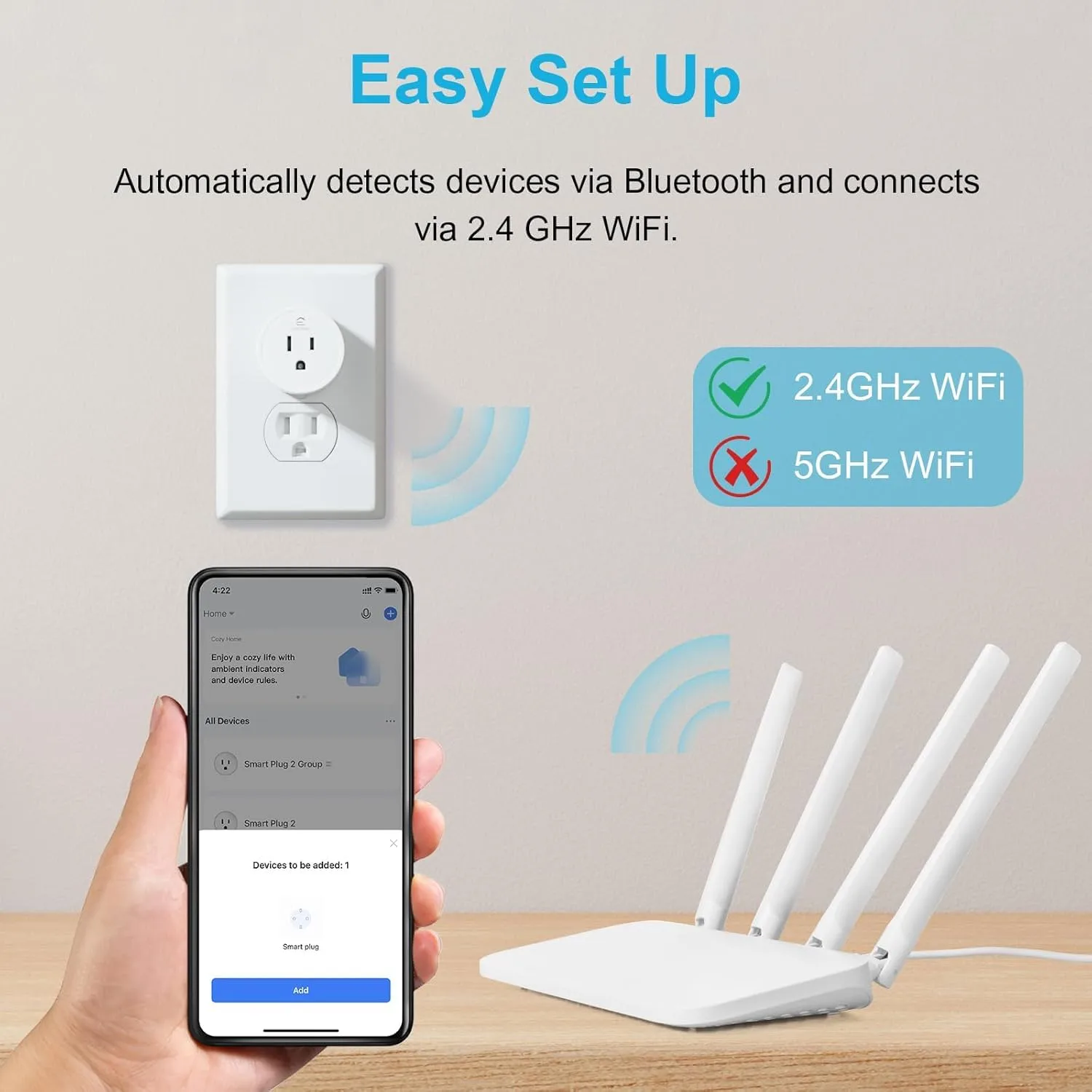 1768756147 484 EIGHTREE Smart Plug WiFi Outlet Works with Alexa Google