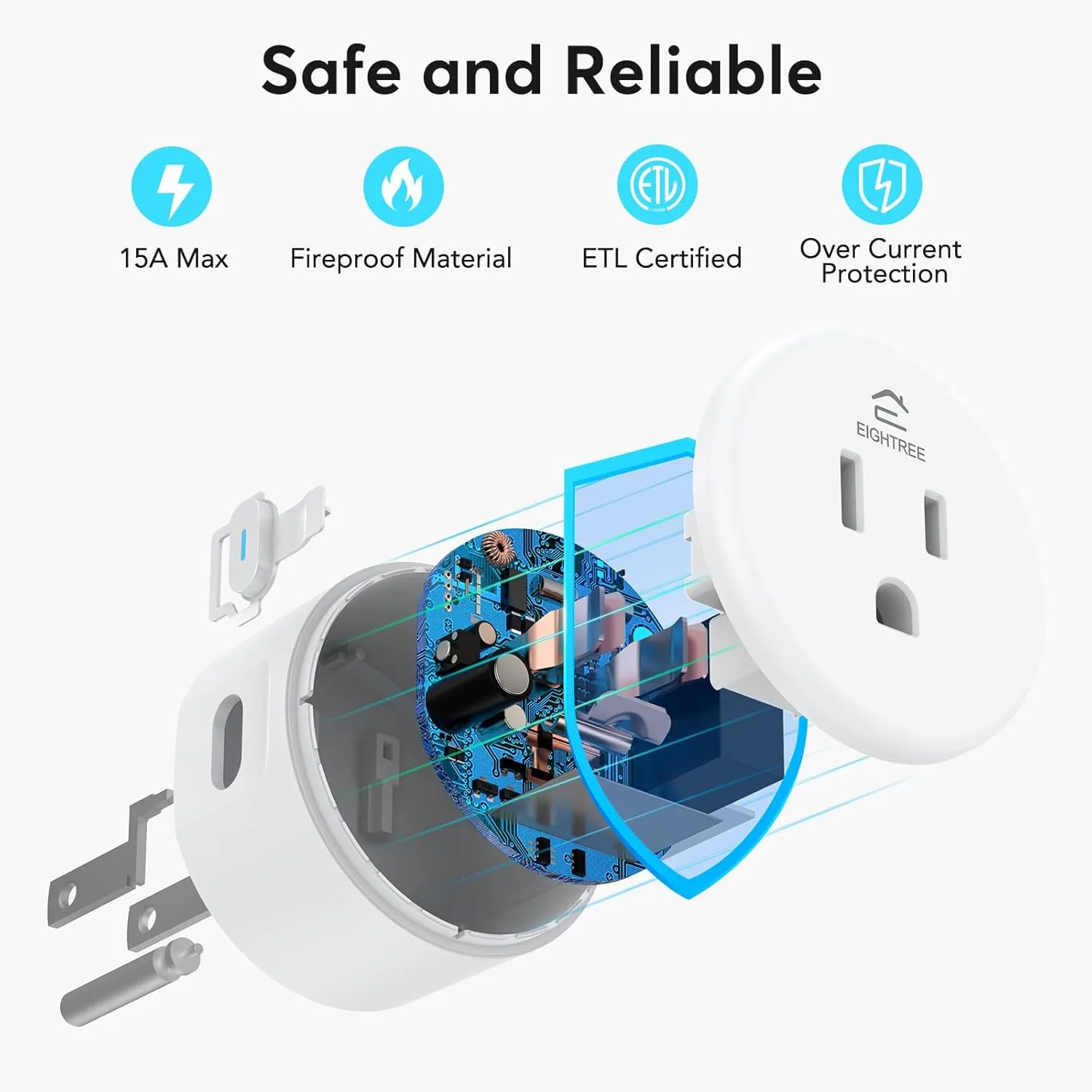 1768756147 665 EIGHTREE Smart Plug WiFi Outlet Works with Alexa Google