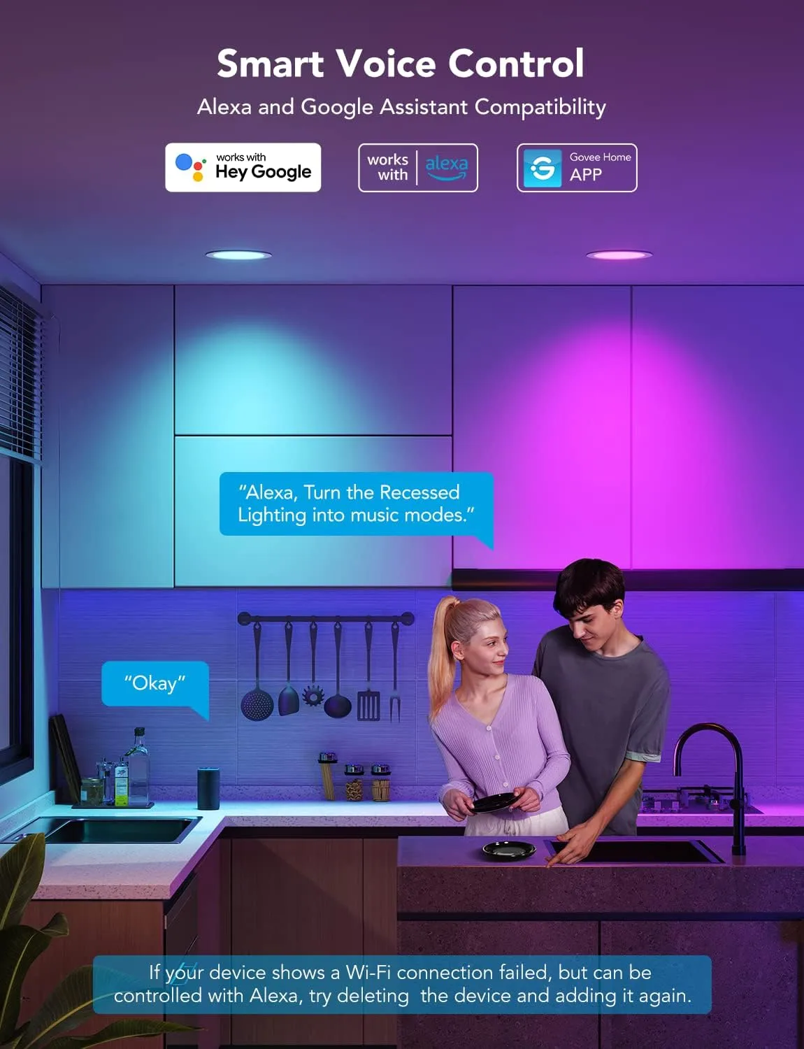 1768770832 369 Govee Smart Recessed Lighting 6 Inch Wi Fi Bluetooth Direct Connect