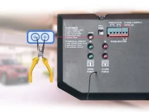 wifi garage door opener installation step 1