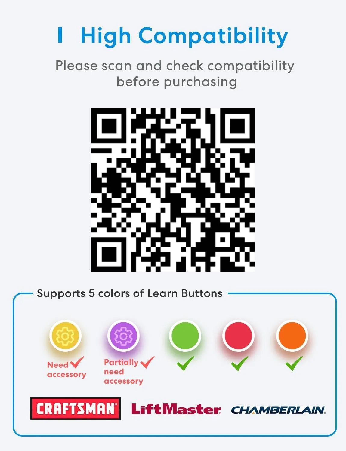 1768905827 785 meross Smart Garage Door Opener Remote Compatible with Apple HomeKit