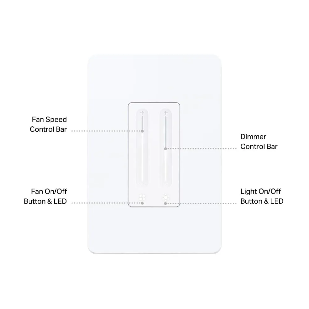 1768935606 347 Kasa Smart Ceiling Fan Control Dimmer Switch Adjustable
