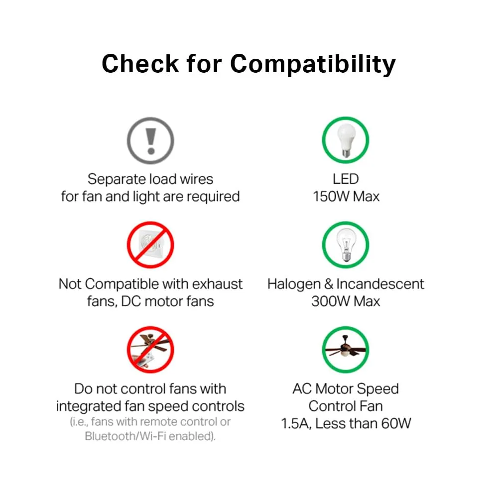 1768935607 811 Kasa Smart Ceiling Fan Control Dimmer Switch Adjustable