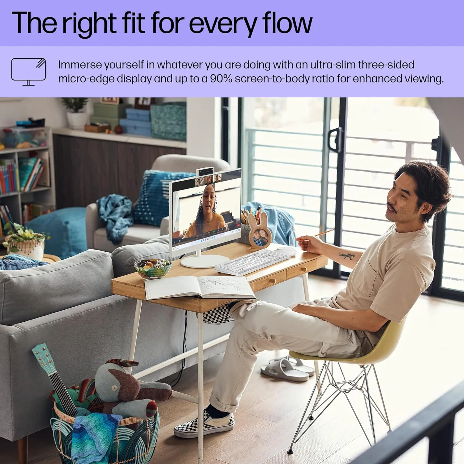 1768966007 658 HP 27 FHD Touchscreen All in One Desktop Computer 16GB DDR5 RAM