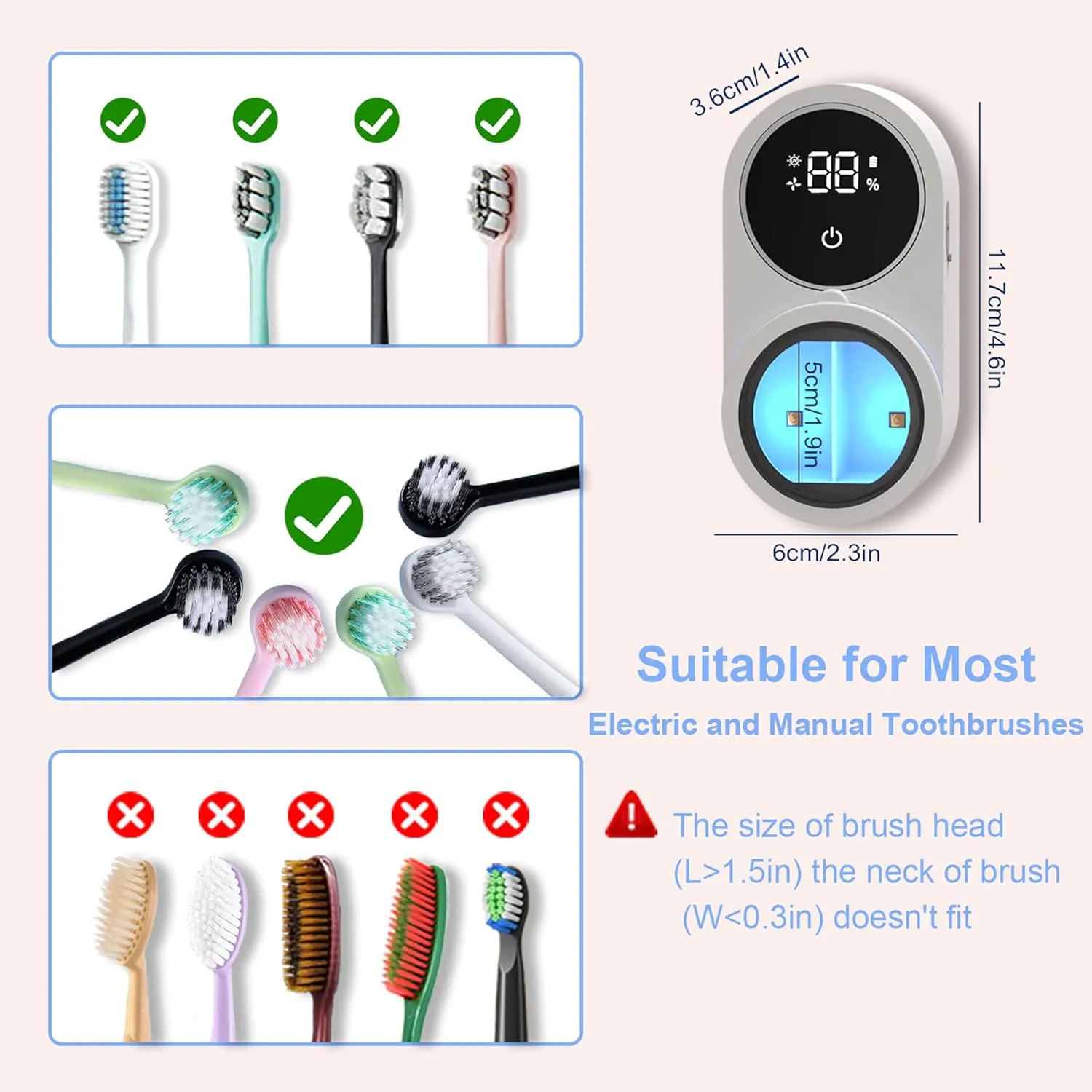 1768988452 53 Biodzzs Toothbrush Holder and Cleaner for Bathroom Light Cleaning Fan