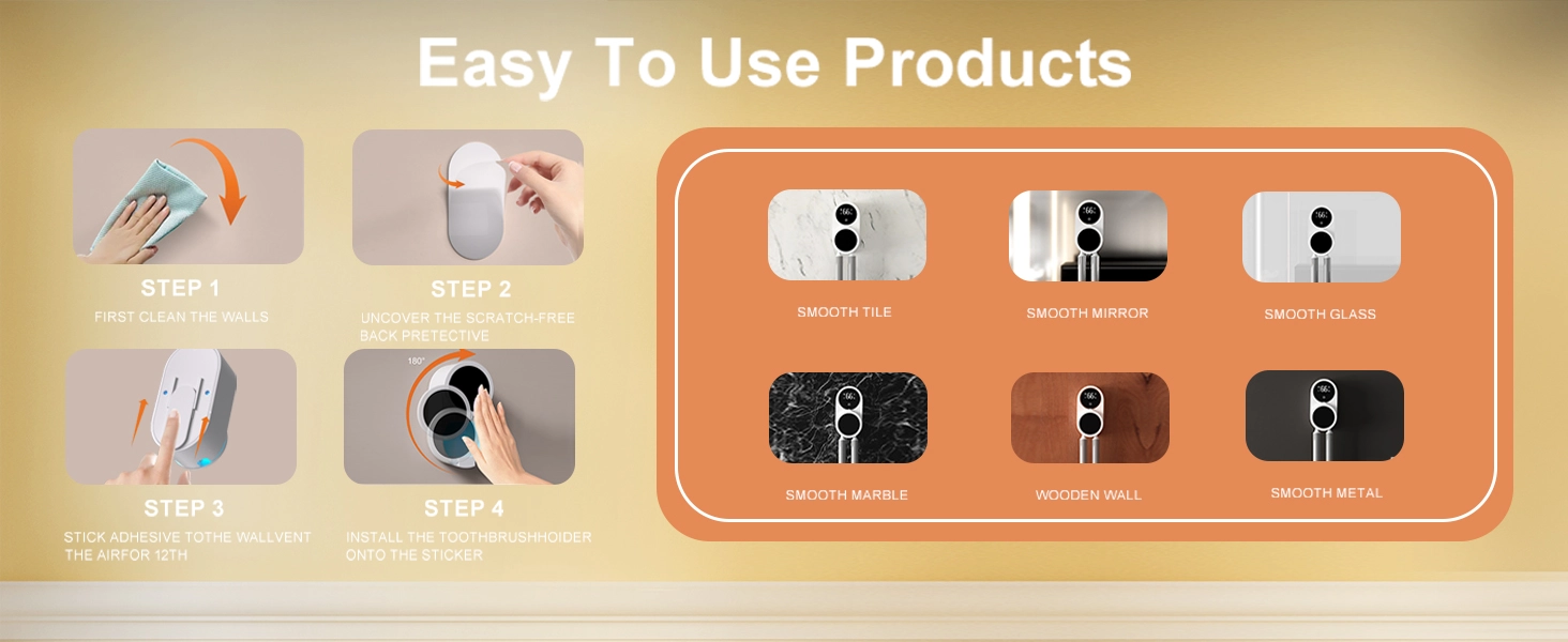 samrt toothbrush holder