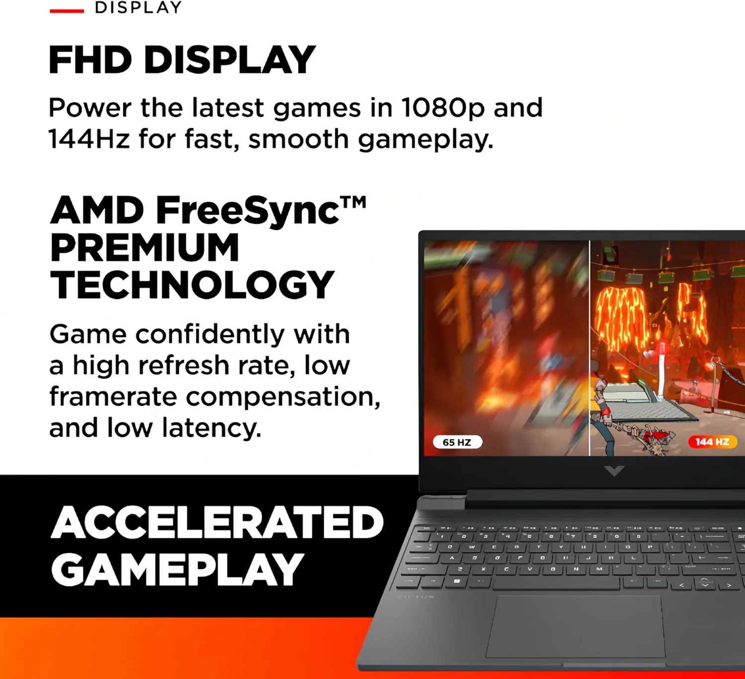 1769011104 731 HP Victus 156 FHD 144Hz Gaming Laptop AMD Ryzen 5 7535HS