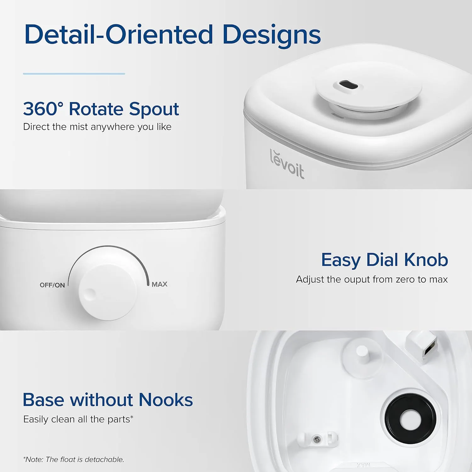 1769135258 771 LEVOIT Top Fill Humidifiers for Bedroom 25L Tank for Large