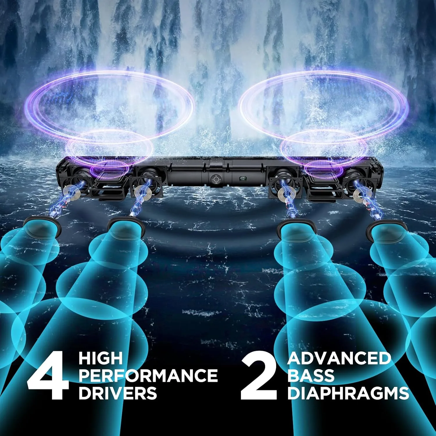 1769248036 170 Sound Bar for Smart TV Soundbar with BluetoothARCOptAUX Connect Auto