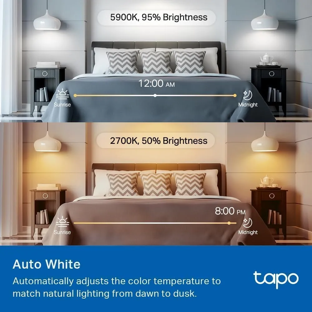 1769307985 304 TP Link Tapo Smart Light Bulbs 1100 Lumens High Brightness 75W