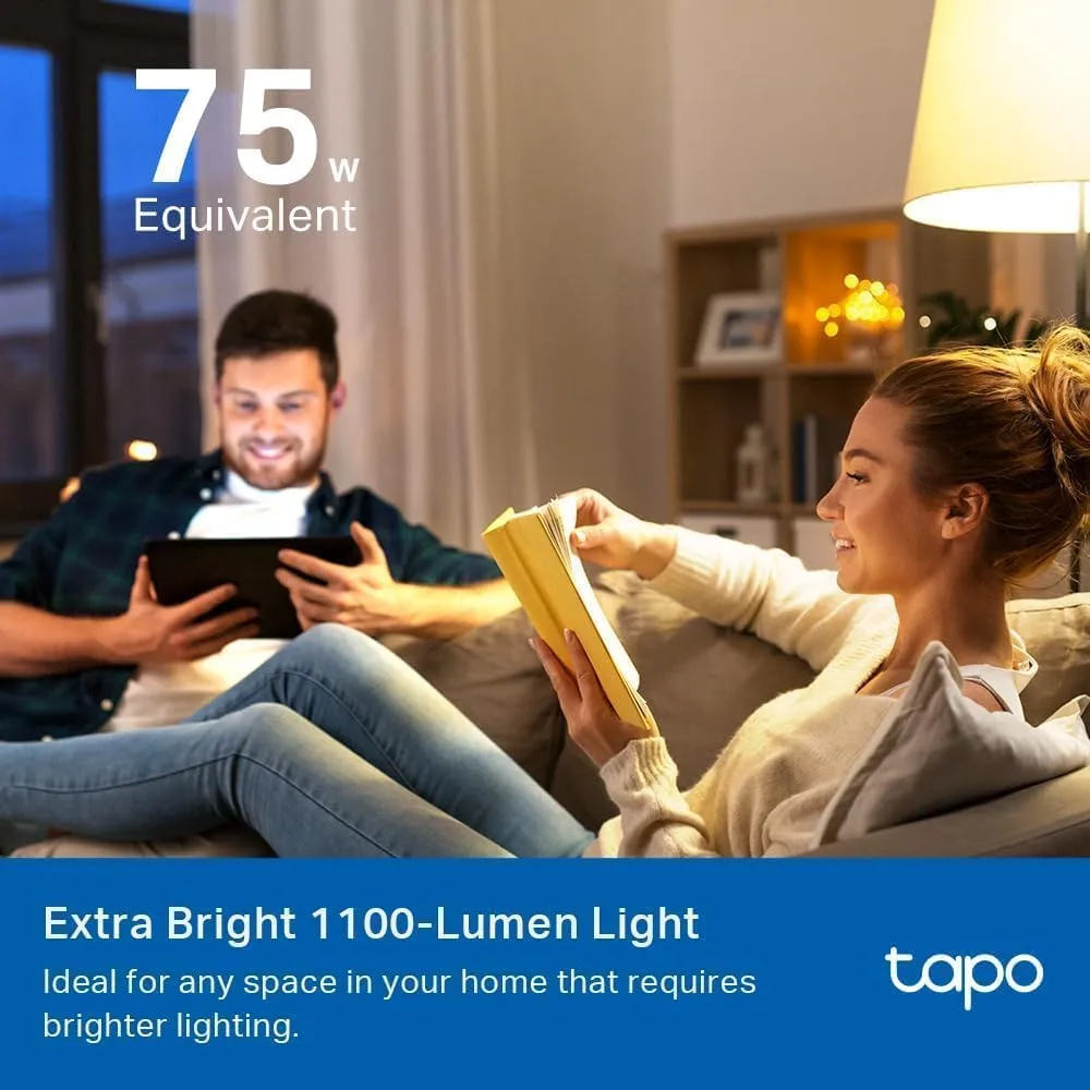 1769307985 681 TP Link Tapo Smart Light Bulbs 1100 Lumens High Brightness 75W