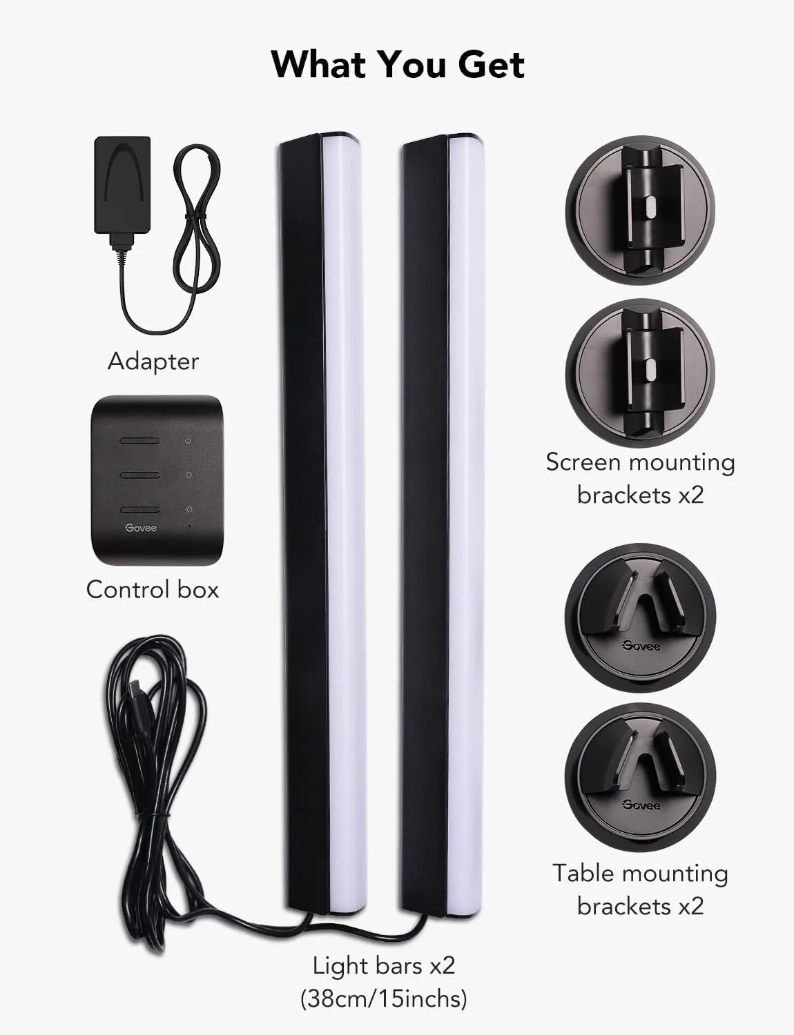 1769324355 27 Govee RGBIC Light Bars 15 Inches WiFi TV Backlight Suitable