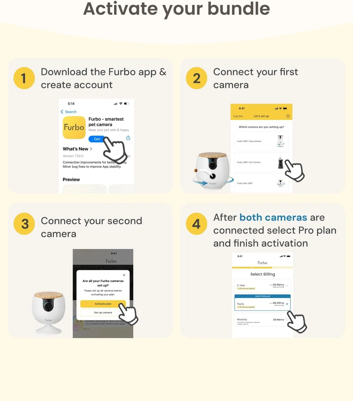 1769371893 206 Furbo New Mini 360%C2%B0 Camera Mini Cam New Subscription