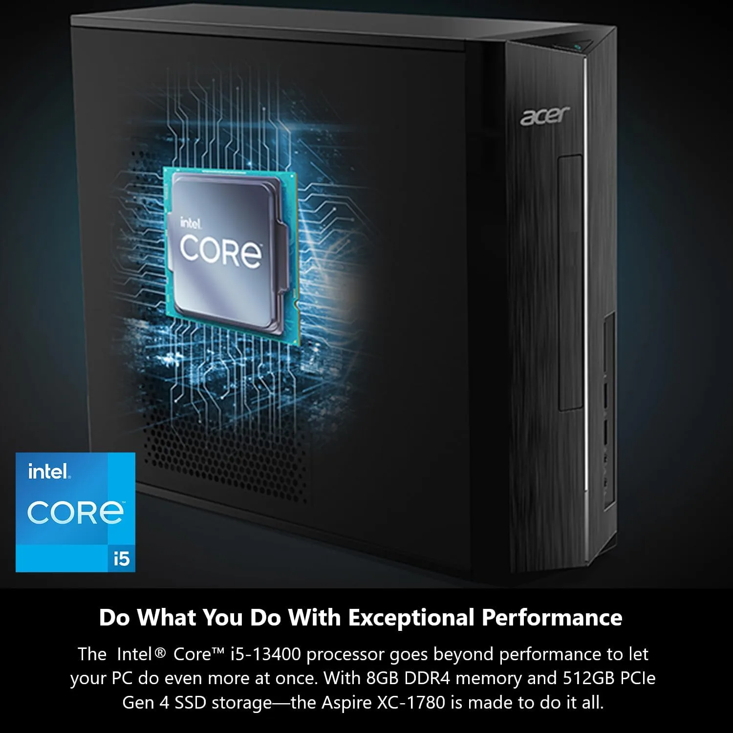 1769490244 73 acer Aspire XC 1780 UA91 Desktop Intel Core i5 13400 10 Core Processor