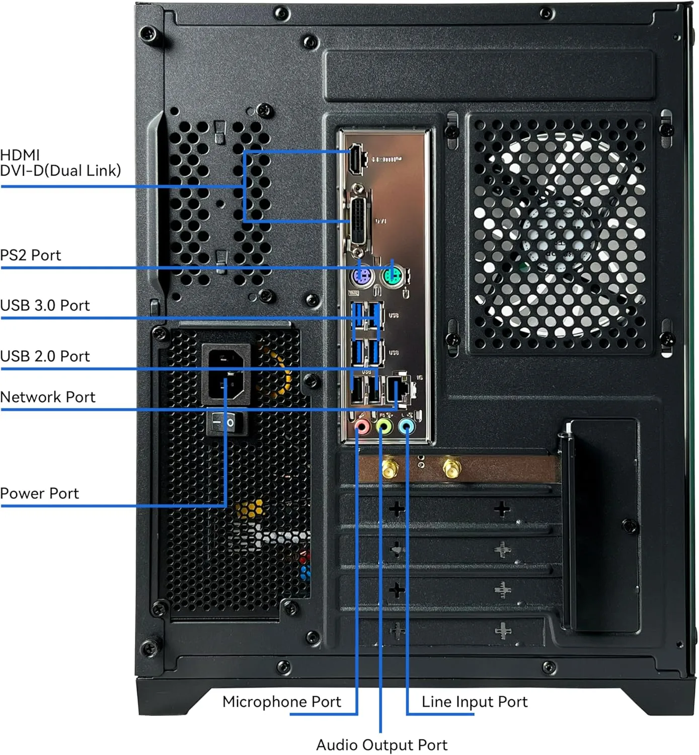 1769572116 600 Gaming PC Desktop Computer AMD Ryzen 5 5600GT16GB DDR4 3200MHz1TB
