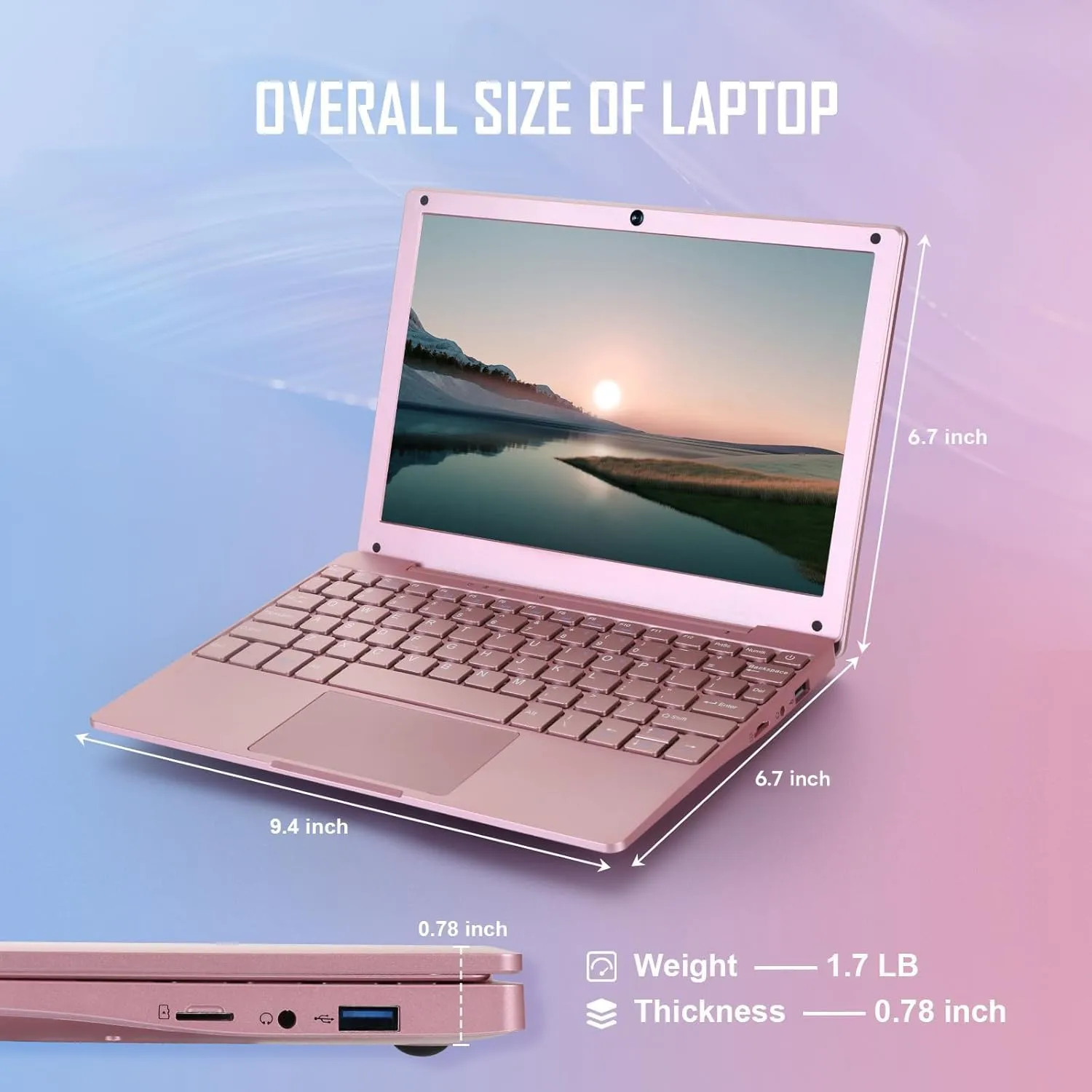 1769607637 32 win11 Laptop Computer 8GB RAM 128GB ROM Celeron Dual core