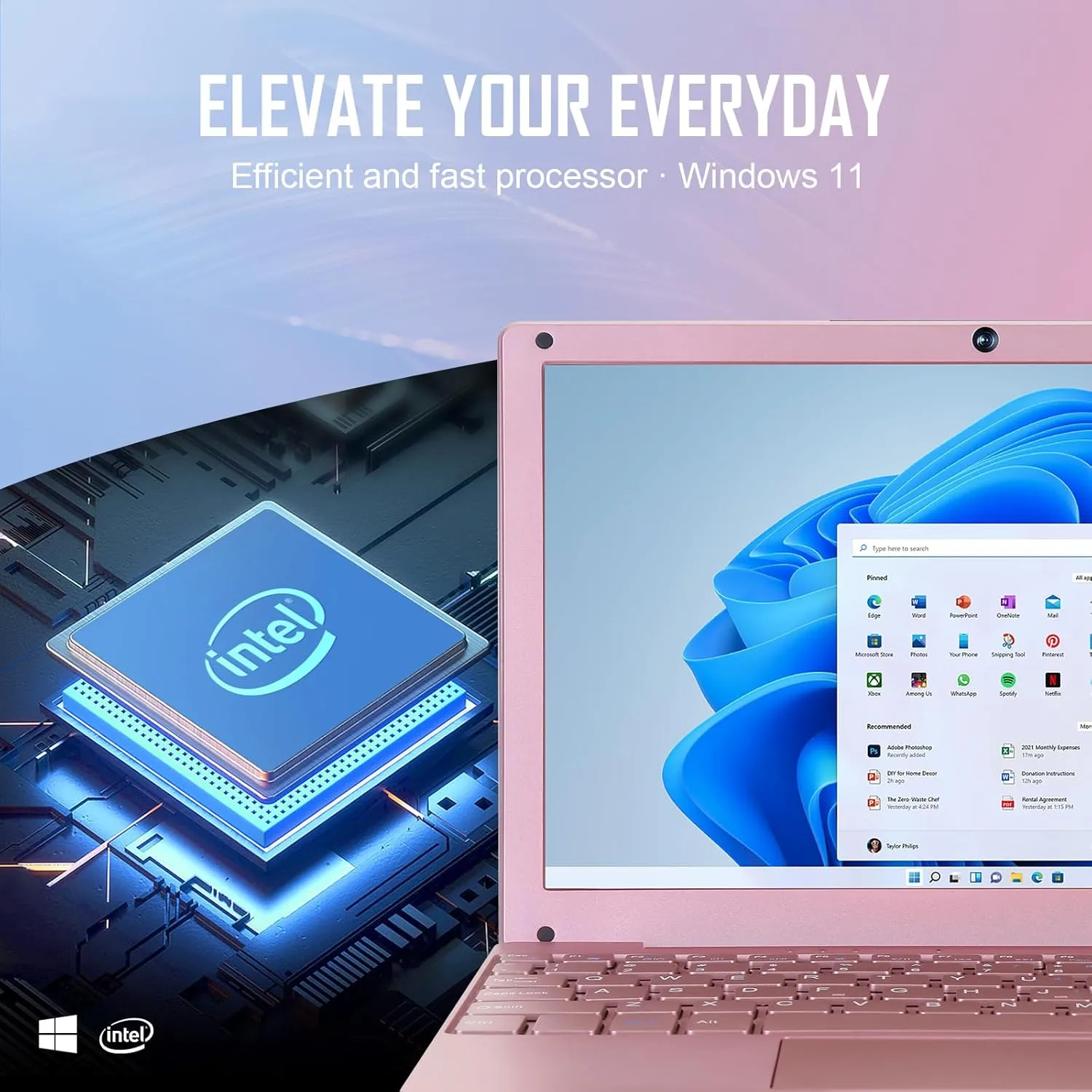 1769607637 437 win11 Laptop Computer 8GB RAM 128GB ROM Celeron Dual core