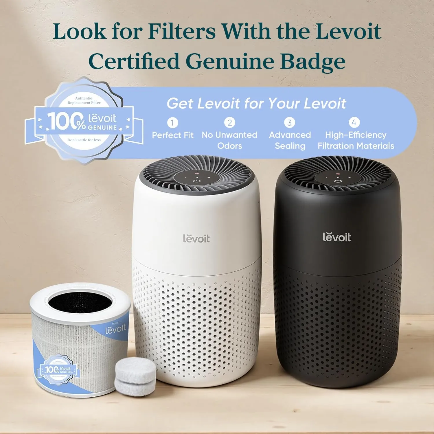 1769617580 163 LEVOIT Air Purifiers for Bedroom Home Dorm AHAM VERIFIED 3 in 1